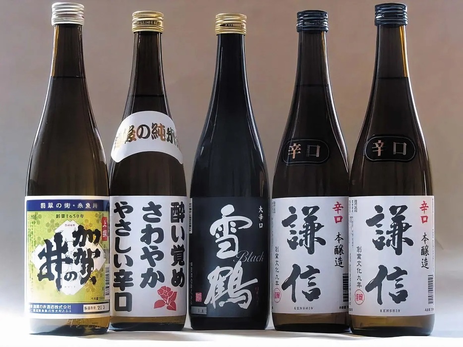 米どころかつ辛口の名酒が多い糸魚川産の日本酒セット