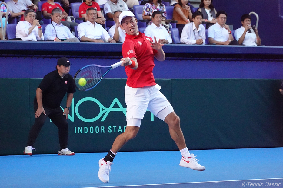 9月のコロンビア戦に続いて日本代表に選出された錦織圭（写真：Tennis Classic）