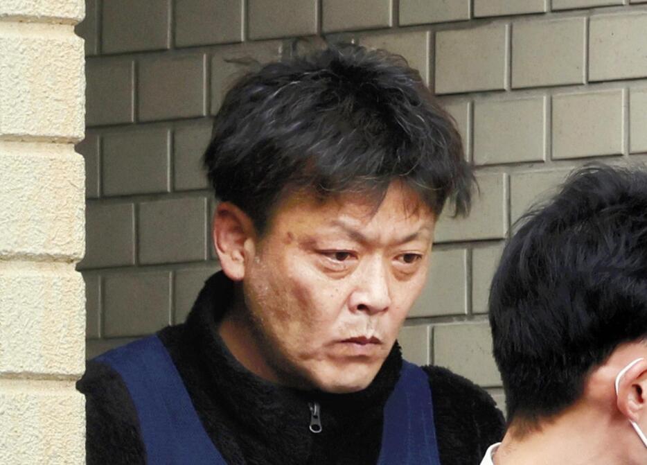 平原容疑者（21日午前、北九州市小倉南区で）