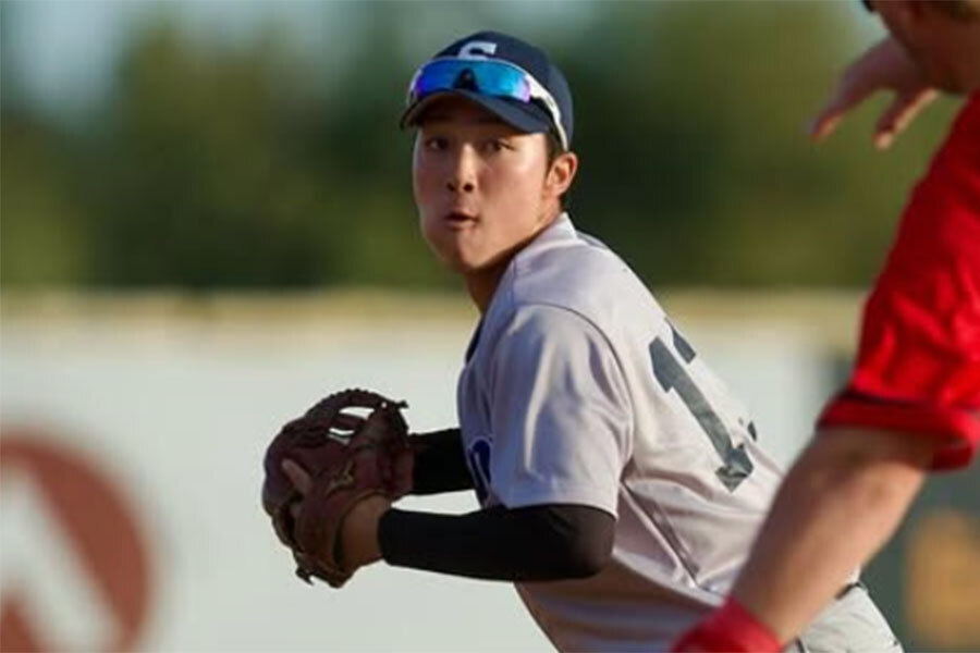 豪州ウインターリーグでシドニー・ブルーソックスに所属しているロッテ・松石信八【提供：Australian Baseball League】