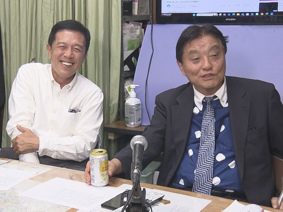 左：広沢一郎市長　右：河村たかし衆院議員