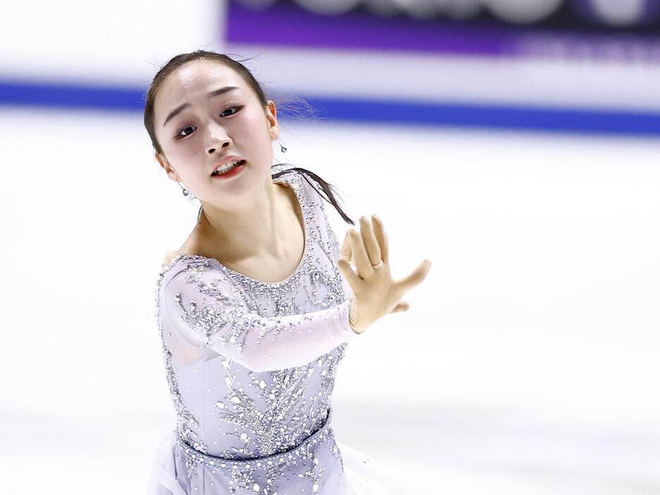 全日本選手権で総合５位に入った松生理乃