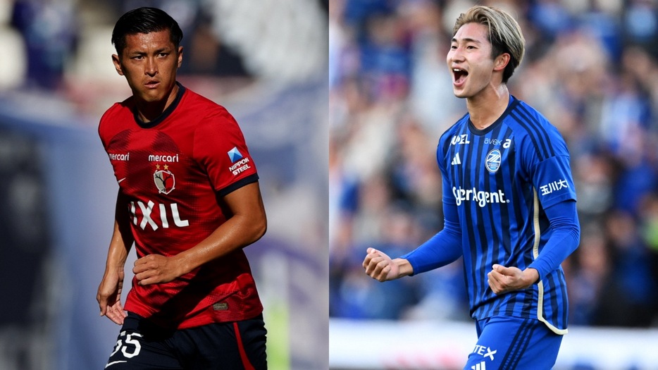 鍵を握る植田直通と藤尾翔太(C)J.LEAGUE