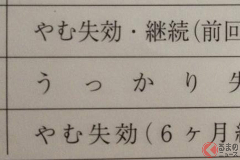 あなたは大丈夫？ 気をつけたい「うっかり失効」とは