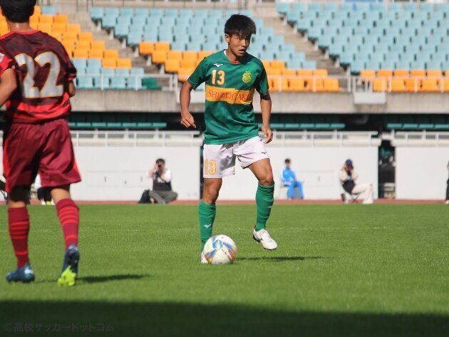 静岡学園DF野田裕人