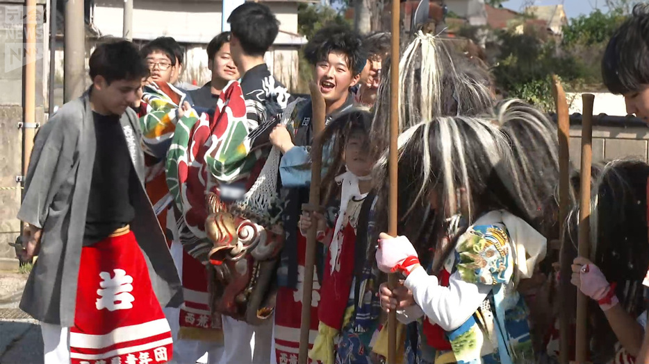 開催された秋の祭礼