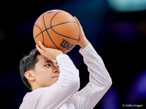 1分19秒から出場した河村勇輝［写真］＝Getty Images