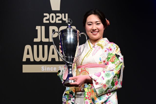 年間女王に輝いた竹田麗央選手(提供：JLPGA)