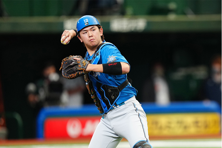 日本ハム・清水優心【写真：矢口亨】