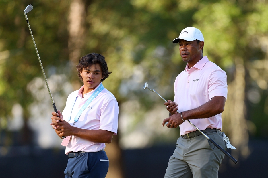 ウッズ親子がPNC選手権に出場する（写真：Getty Images）