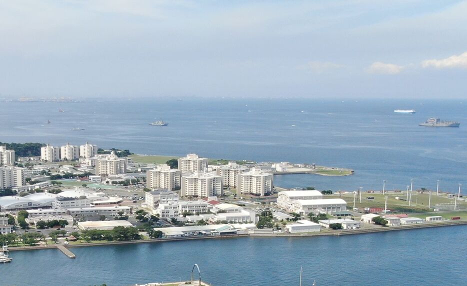 在日米海軍横須賀基地（資料写真）