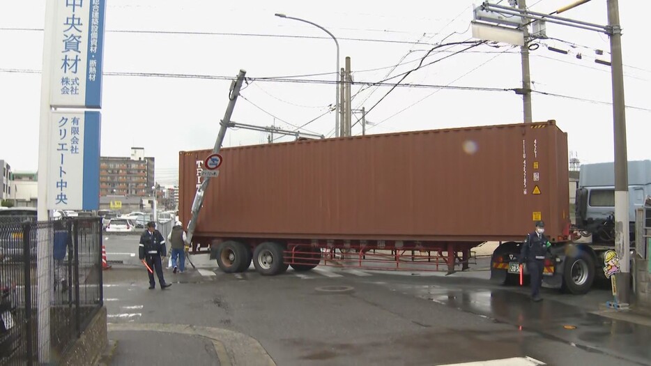 事故があった現場（福岡市東区）