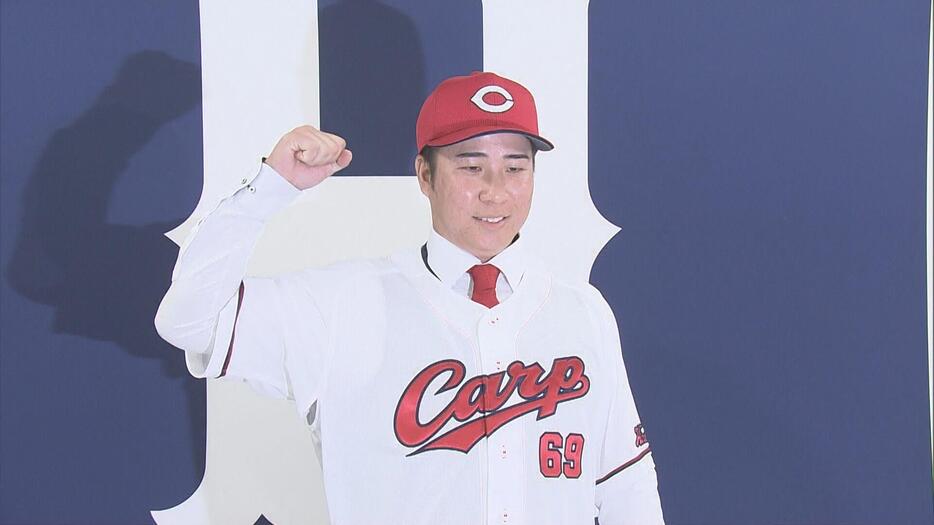 現役ドラフトでオリックスから移籍　山足達也選手「広島を盛り上げたい」