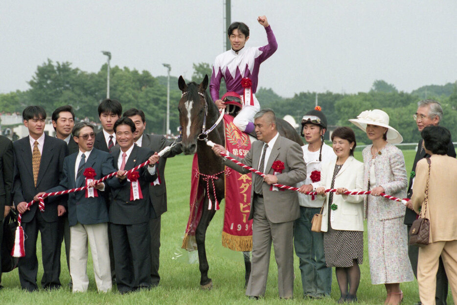 白井氏が手掛けたダービー馬スペシャルウィークはサンデーサイレンスの産駒