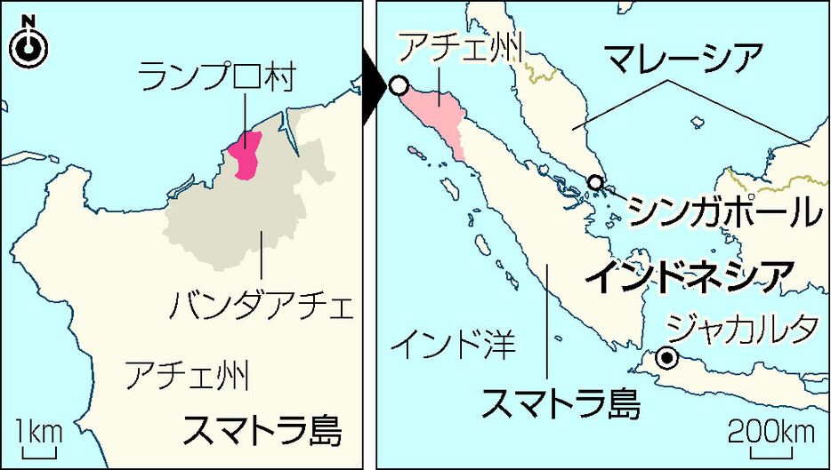 スマトラ島バンダアチェ