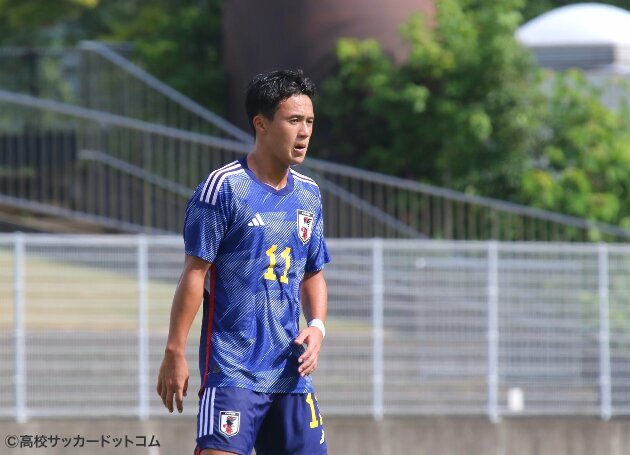 日章学園FW高岡伶颯(写真＝寺田弘幸)