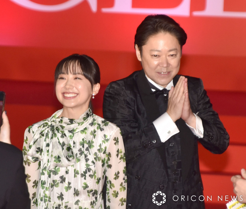 『マルモのおきて』以来の共演となった（左から）芦田愛菜、阿部サダヲ（C）ORICON NewS inc.