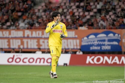 移籍が決定したGK小島亨介 [写真]=渡邉俊介