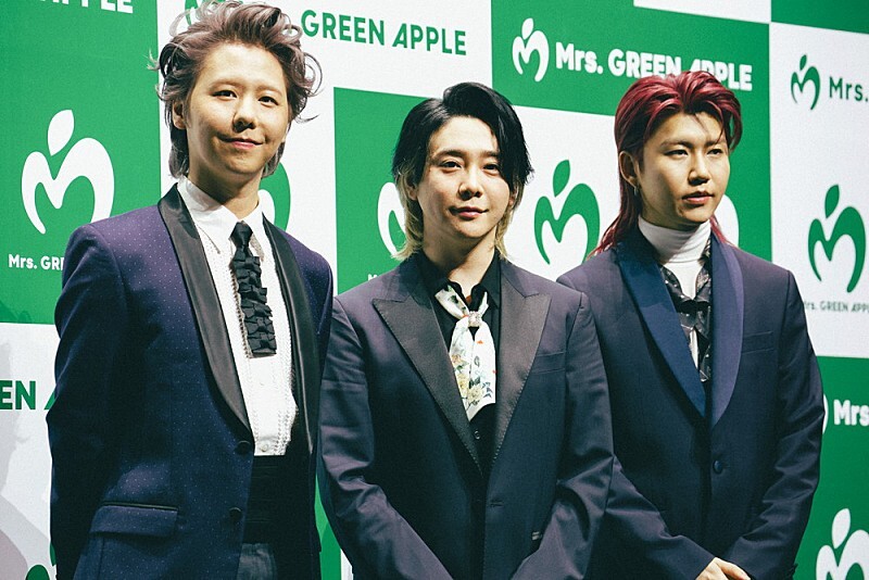 ＜レポート＞Mrs. GREEN APPLE、10周年“メガ”プラン発表　10周年ベスト盤／ロゴ／韓国単独公演／展覧会など