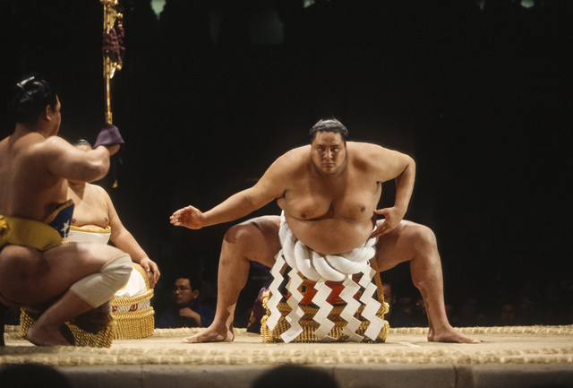 力士時代の曙太郎氏　Photo by GettyImages