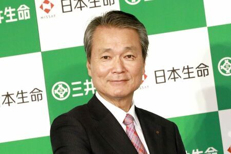 経団連次期会長に就任する筒井義信・日本生命会長（写真：共同通信社）