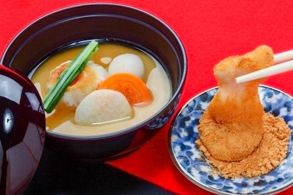 「奈良まほろば館」が販売する「大和の雑煮」（写真提供＝奈良県観光局奈良まほろば館情報発信課）