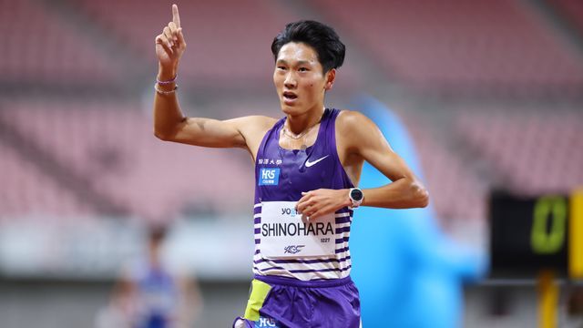 駒澤大学の篠原倖太朗選手(写真：長田洋平/アフロスポーツ)