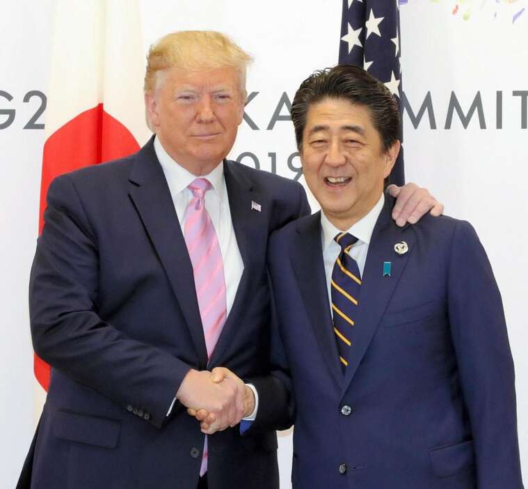 安倍元首相と、トランプ次期大統領