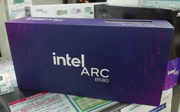 TSUKUMO eX.に入荷した「Intel Arc B580 Limited Edition」