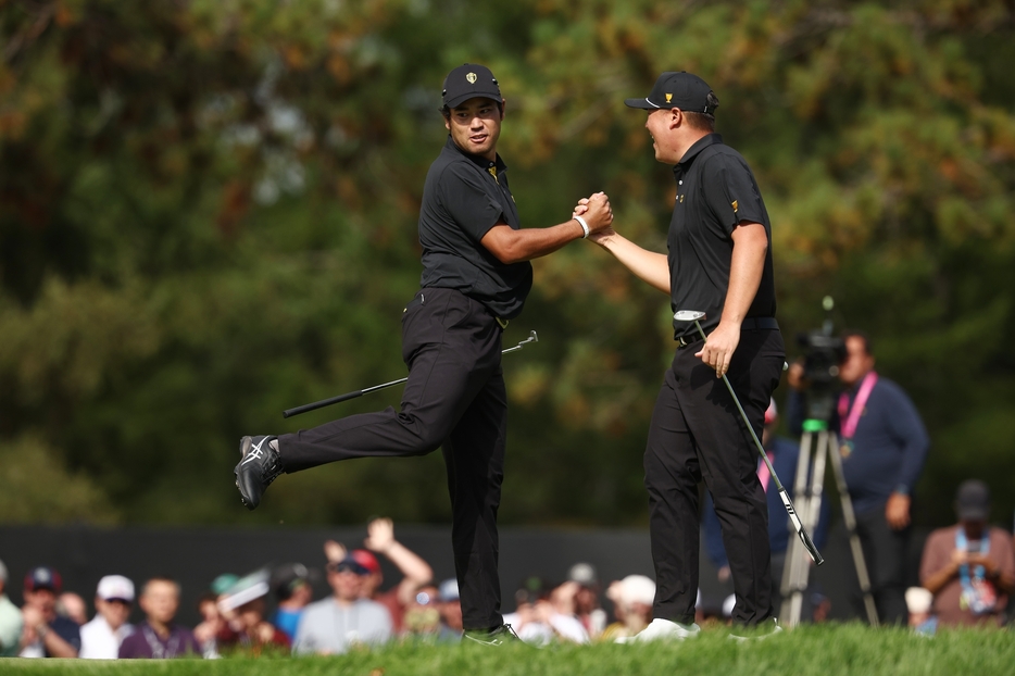 マッチプレーならあの松山英樹も熱くなる！(PHOTO/Getty Images)