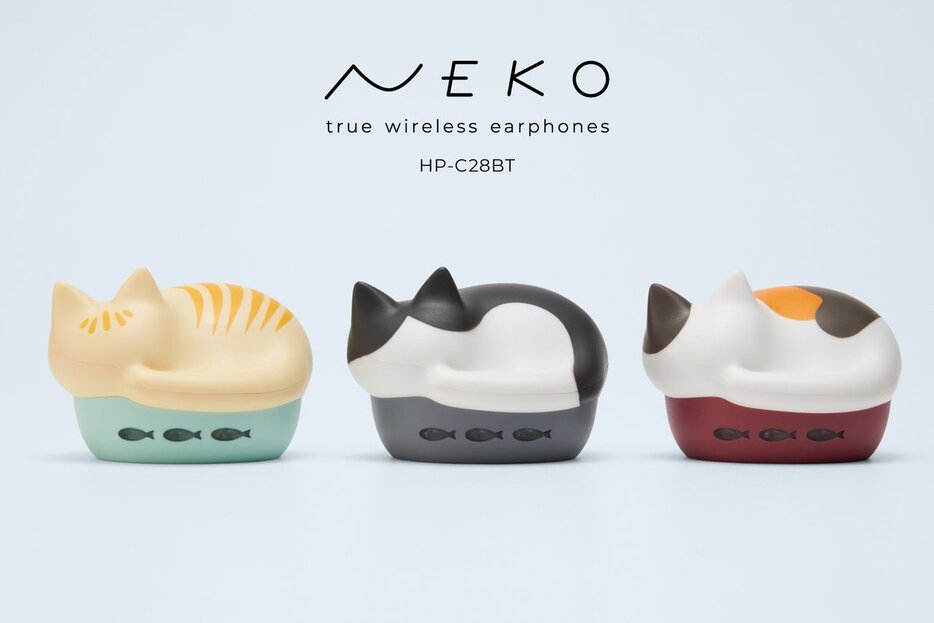 「NEKO true wireless earphones HP-C28BT」新色