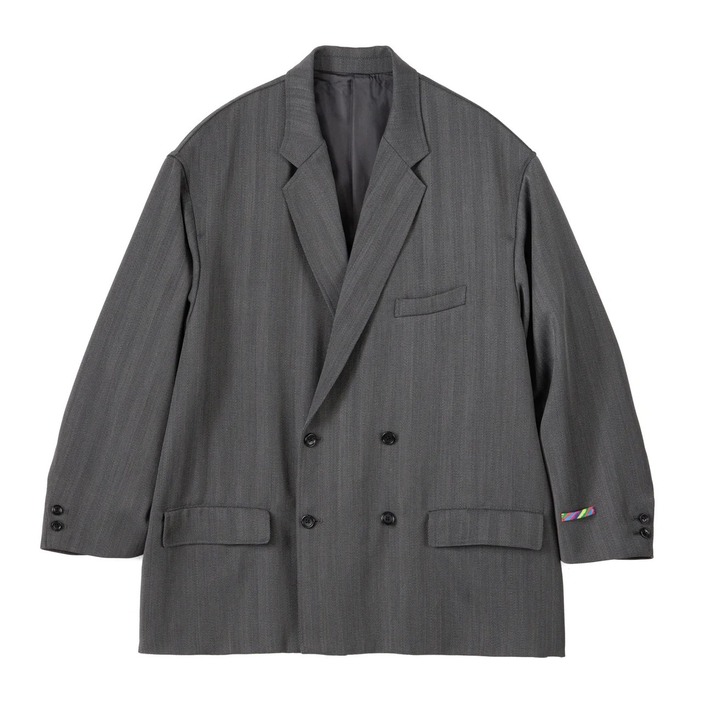 Vintage Wool Double Jacket [GRAY]　￥79,200