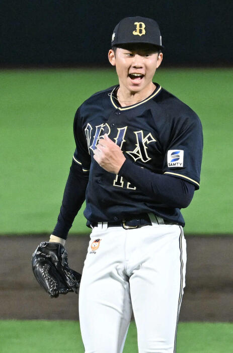 オリックス曽谷龍平（2024年8月30日撮影）