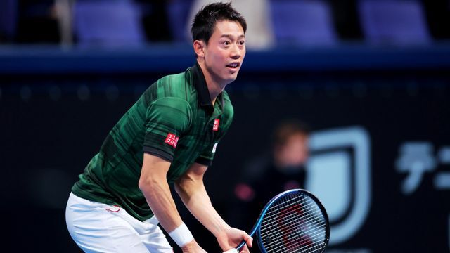 テニスの錦織圭選手(写真：西村尚己/アフロスポーツ)