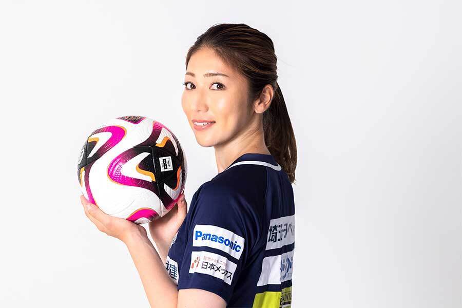 誰かにとっての『憧れの選手』が増えることは女子サッカーの未来に繋がるという【写真：回里純子】