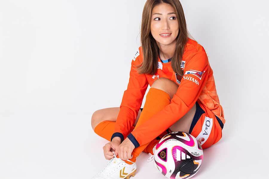 今後のサッカー人生で力を入れていきたいことも語った【写真：回里純子】