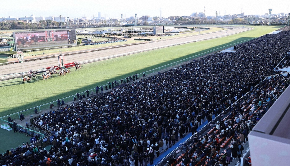 有馬記念当日の中山競馬場