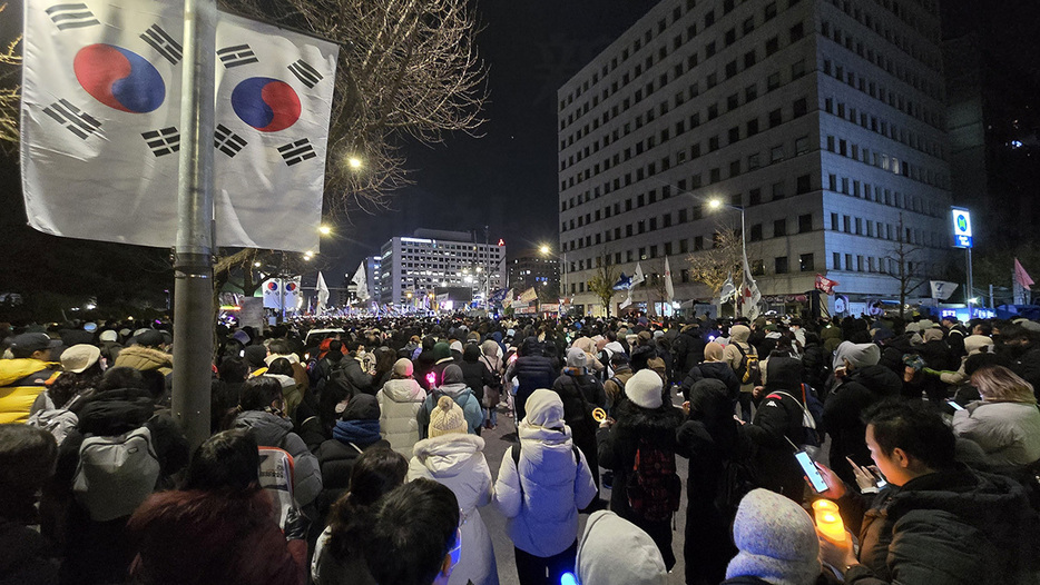 韓国の集会