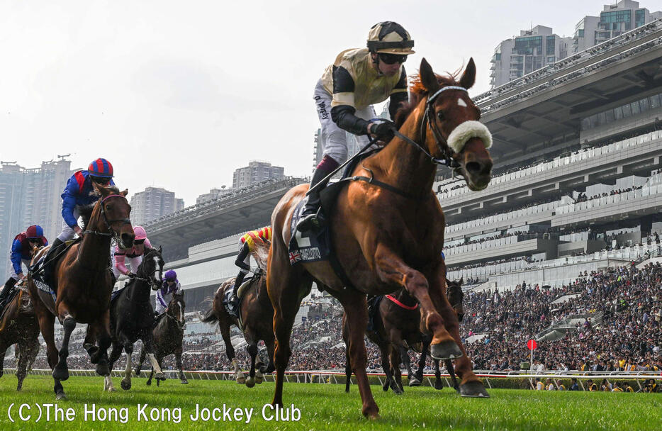 香港ヴァーズを制したジアヴェロットとマーフィー騎手