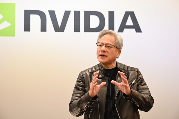 NVIDIAのジェンスン・フアンCEO（撮影：河嶌太郎）