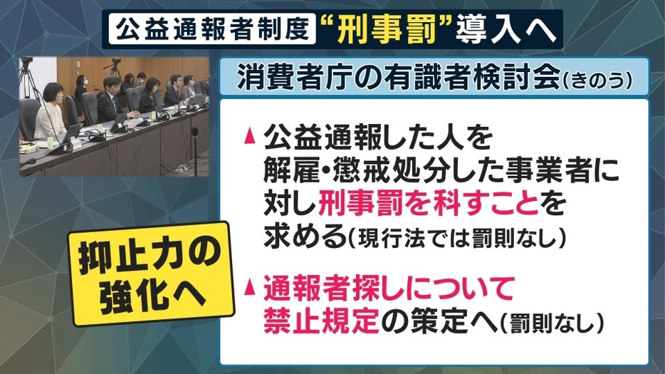 公益通報者保護のため刑事罰の動きも