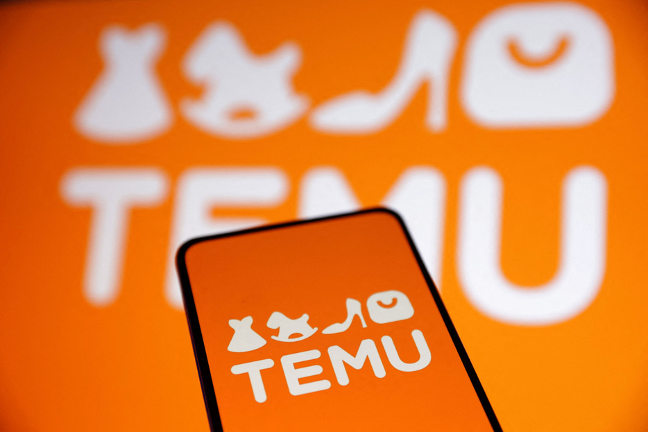 ベトナム当局は中国系格安電子商取引（ＥＣ）サイト「Ｔｅｍｕ（テム）」が期限の１１月末までに事業登録を行わなかったとして、ベトナム国内の事業一時停止を命じた。国営ベトナム通信（ＶＮＡ）が５日報じた。写真は同社ロゴで１１月に撮影（２０２４年　ロイター/Dado Ruvic）