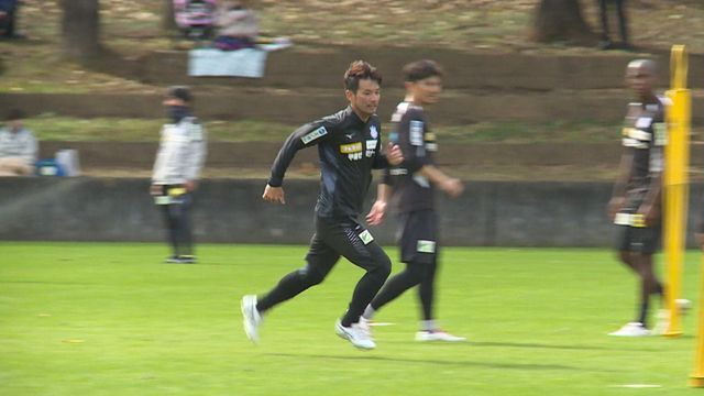 山本英臣選手（10月撮影）