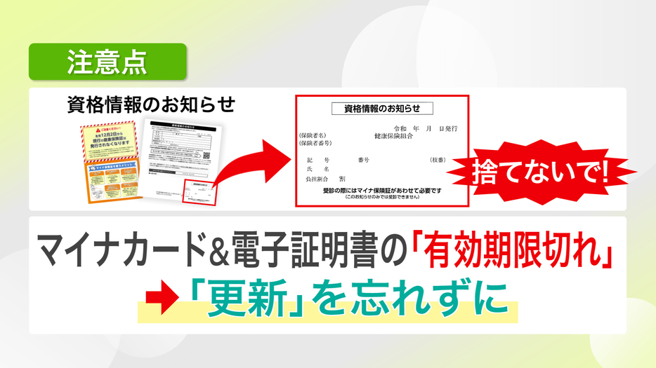 「マイナ保険証」持っていても要注意！