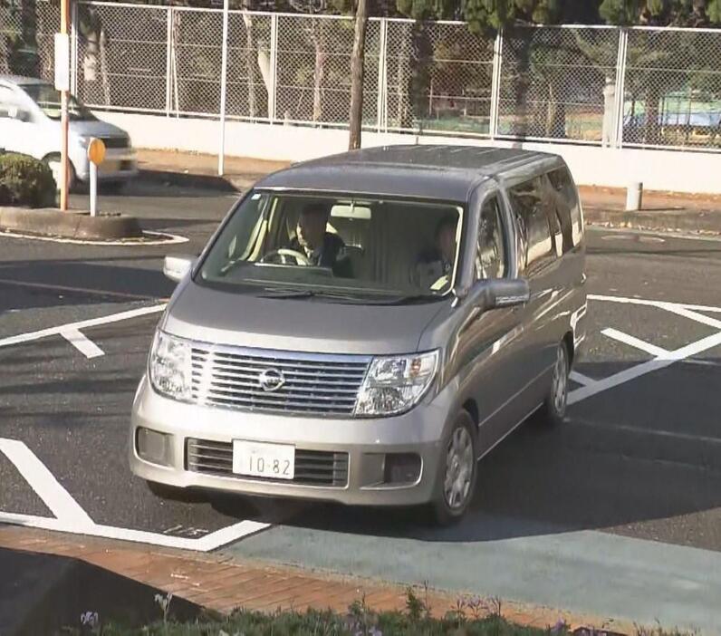 容疑者を乗せた車/福岡・小倉南署 19日午前