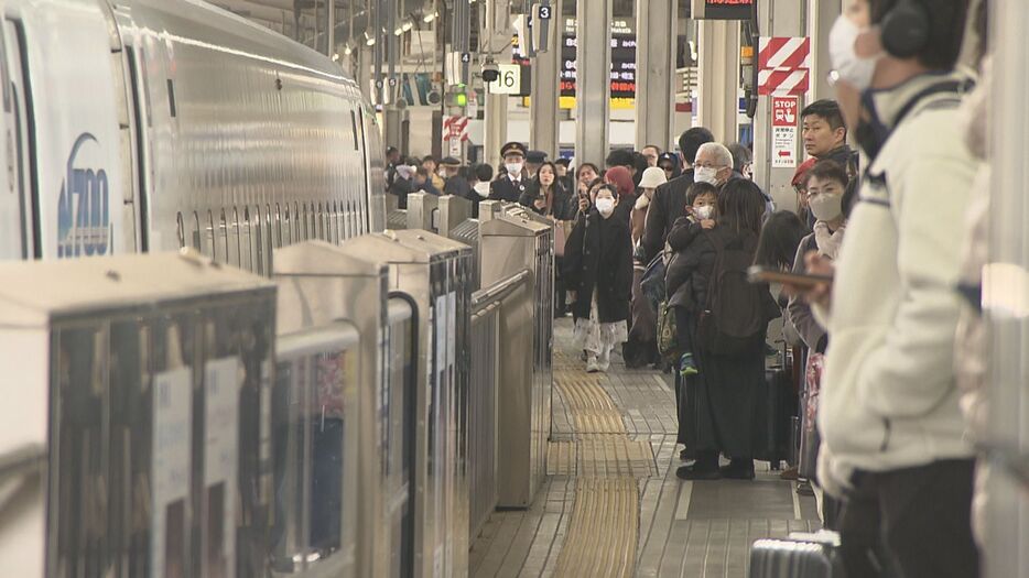 ＪＲ名古屋駅の新幹線ホーム