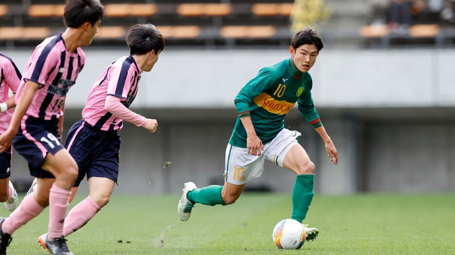 静岡学園時代の古川【写真：徳丸篤史】