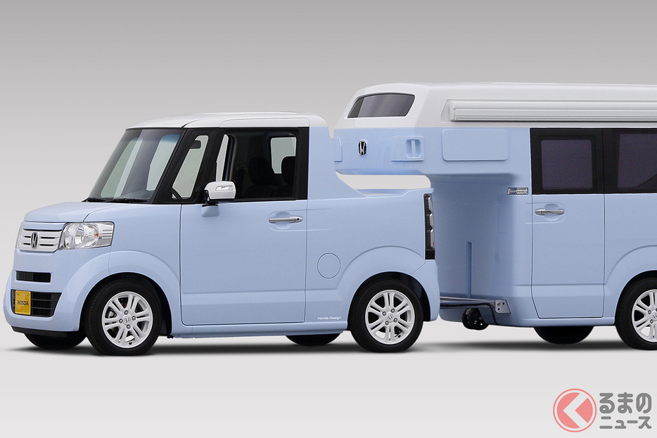 N-BOXが「軽トラ」に！ 斬新すぎるコンセプトモデルのホンダ「N-TRUCK／N-CAMP」