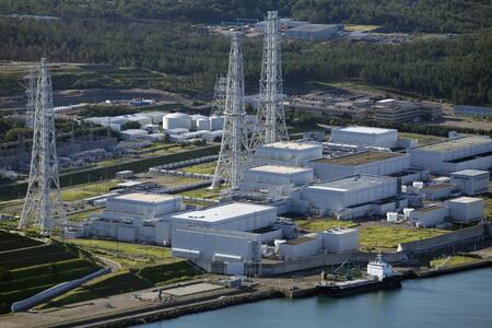 新潟県の東京電力・柏崎刈羽原子力発電所。2024年9月24日撮影（写真：共同通信社）