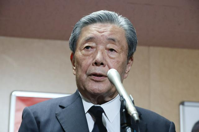 自民党の森山裕幹事長=2024年10月28日、東京・永田町の自民党本部、上田幸一撮影